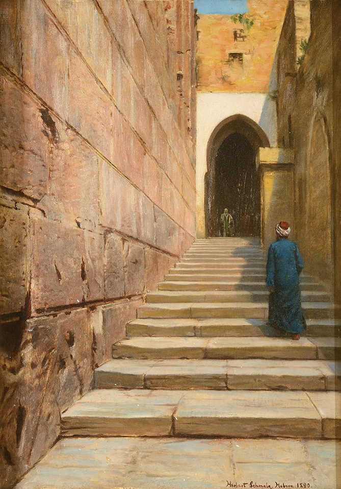 Herbert Schmalz - Gradini per la Grotta dei Patriarchi